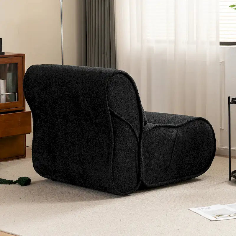 Timeless Fabric Recliner with Ergonomic Design and Matching Pillows