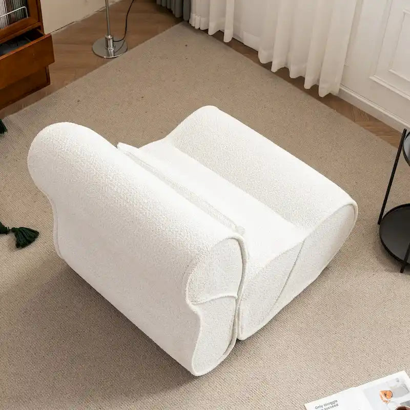 Timeless Fabric Recliner with Ergonomic Design and Matching Pillows