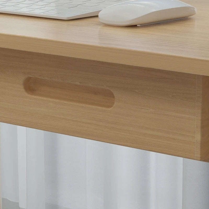 39.4 Wood Computer Desk with 2 Drawers - 4 Colors