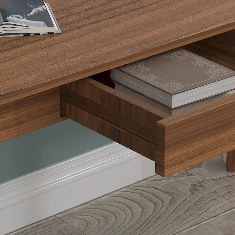 39.4 Wood Computer Desk with 2 Drawers - 4 Colors