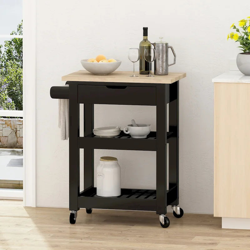 Dade Kitchen Cart with Wheels