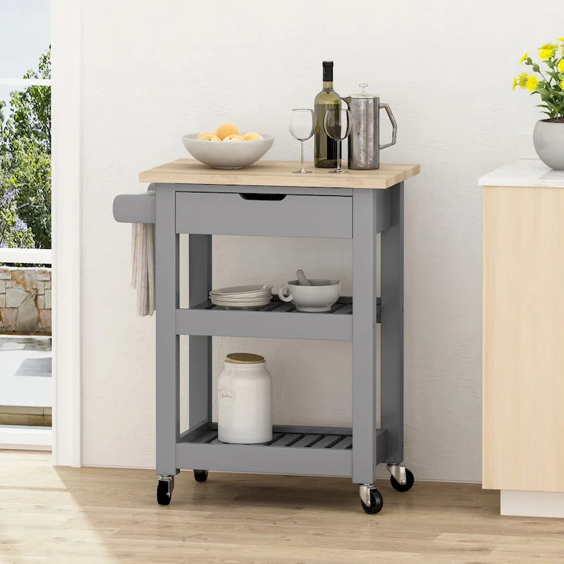 Dade Kitchen Cart with Wheels