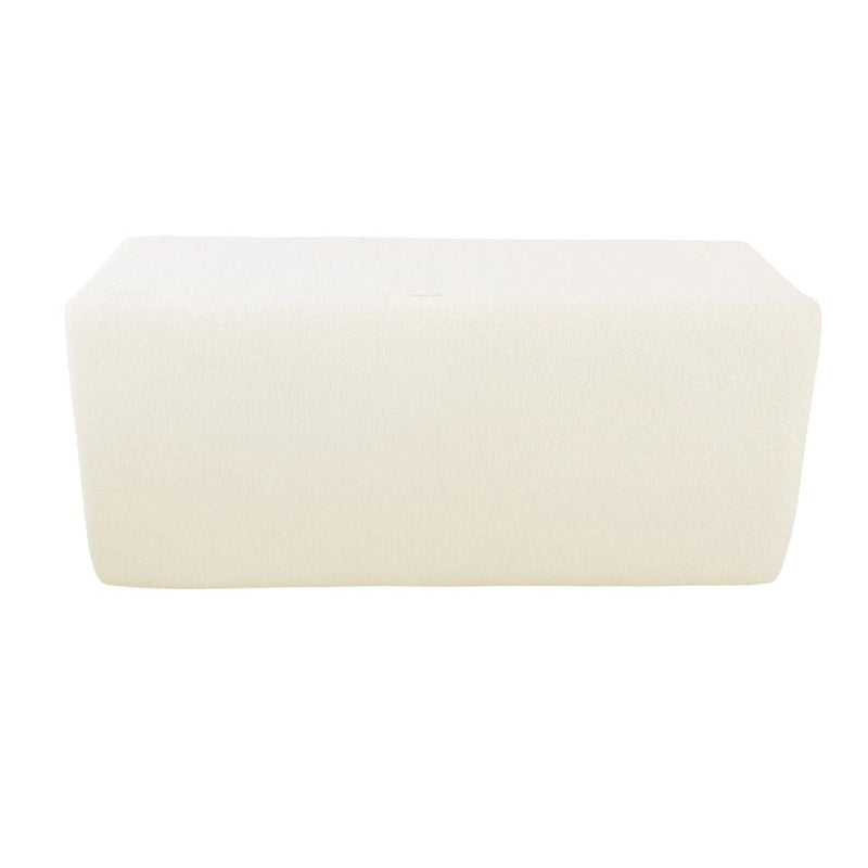Sherpa Upholstered Storage Bench - Cream