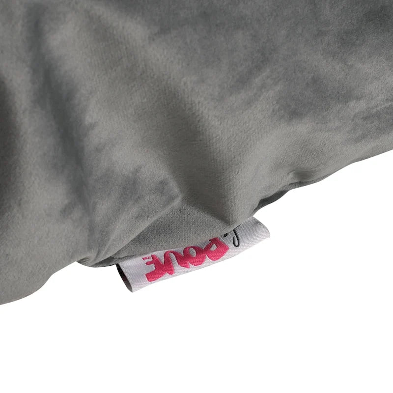 Velveteen Oversized Bean Bag Chair with Armrests