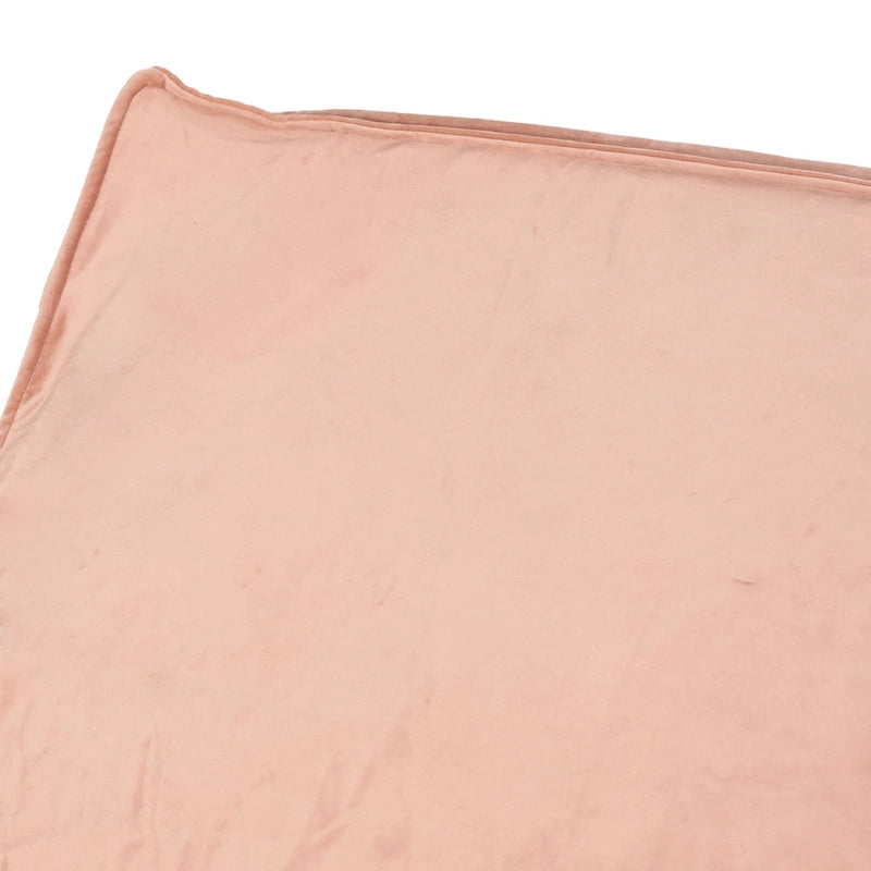 Velveteen Oversized Bean Bag Chair with Armrests