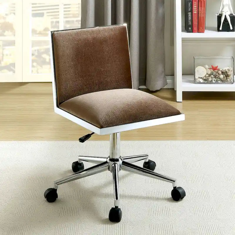 Contemporary Fabric Height Adjustable Office Desk Chair by Furniture of America