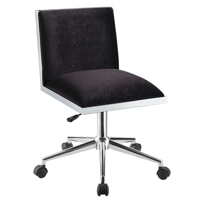 Contemporary Fabric Height Adjustable Office Desk Chair by Furniture of America