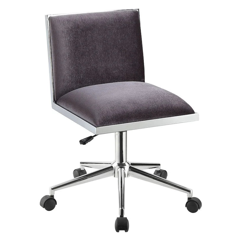 Contemporary Fabric Height Adjustable Office Desk Chair by Furniture of America