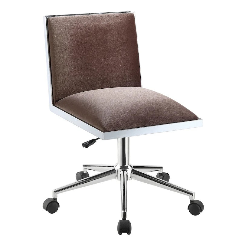 Contemporary Fabric Height Adjustable Office Desk Chair by Furniture of America