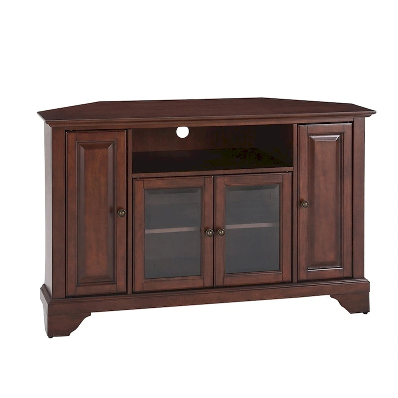 Lafayette Vintage Mahogany Finish Wood 48-inch Corner TV Stand