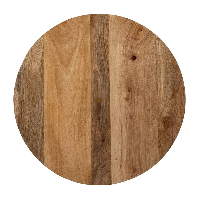 Mango Wood Hourglass Accent Table Wood - 16 x 16 x 19