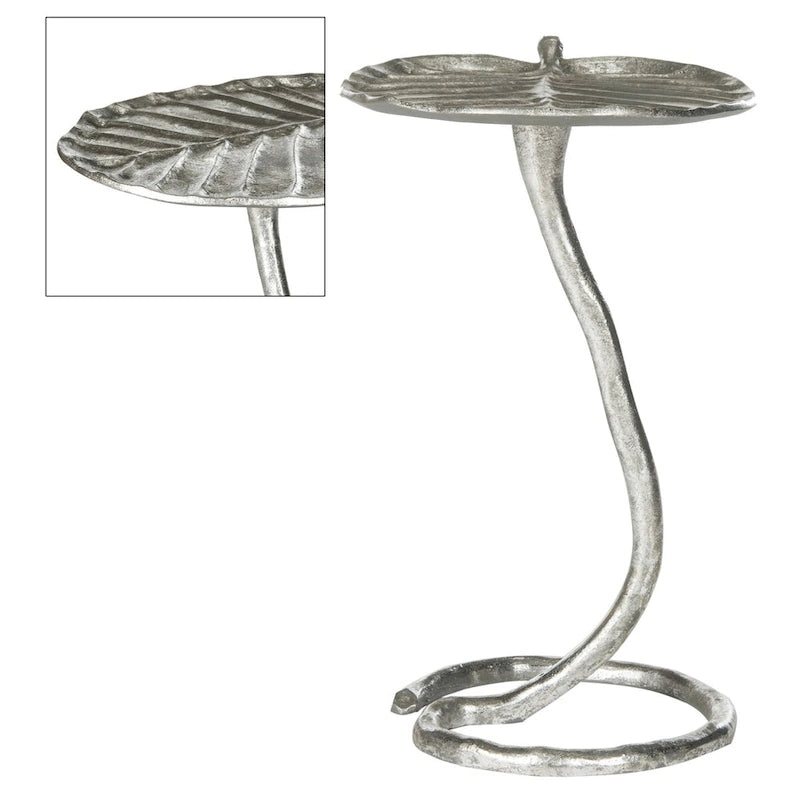Gold Side Table - 15 x 13 x 21 - 15Wx13Dx21H