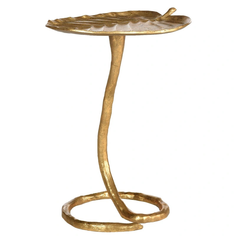 Gold Side Table - 15 x 13 x 21 - 15Wx13Dx21H