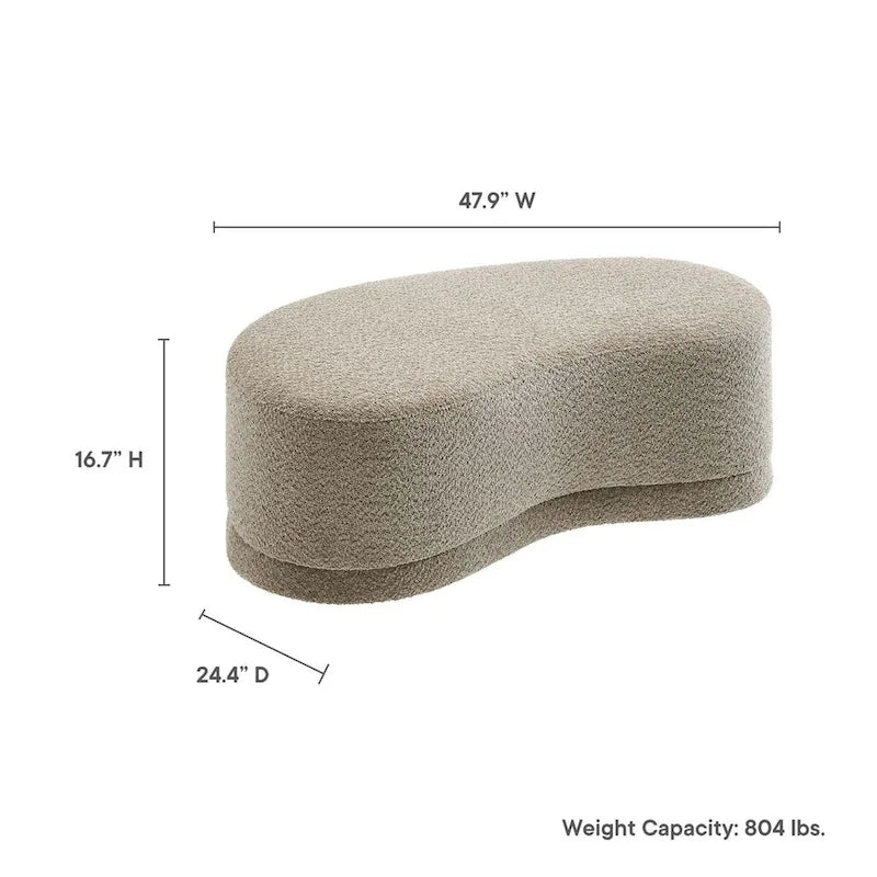 48 Upholstered Ottoman Bench