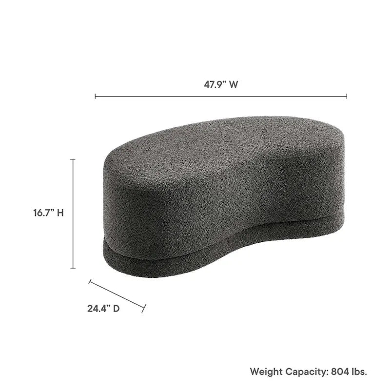 48 Upholstered Ottoman Bench