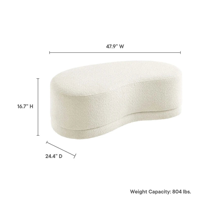 48 Upholstered Ottoman Bench