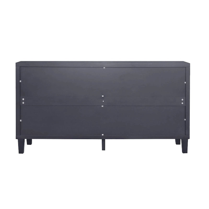 4-Door Wooden Sideboard Buffet Cabinet