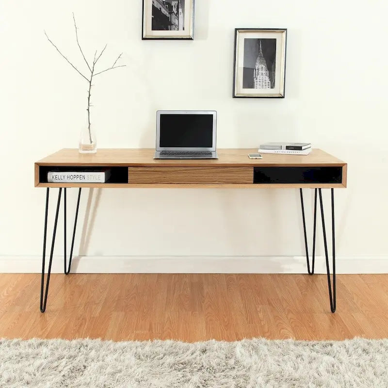 Desk with Metal Legs
