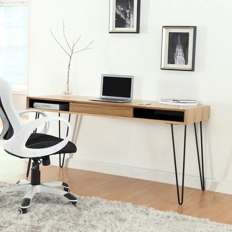 Desk with Metal Legs