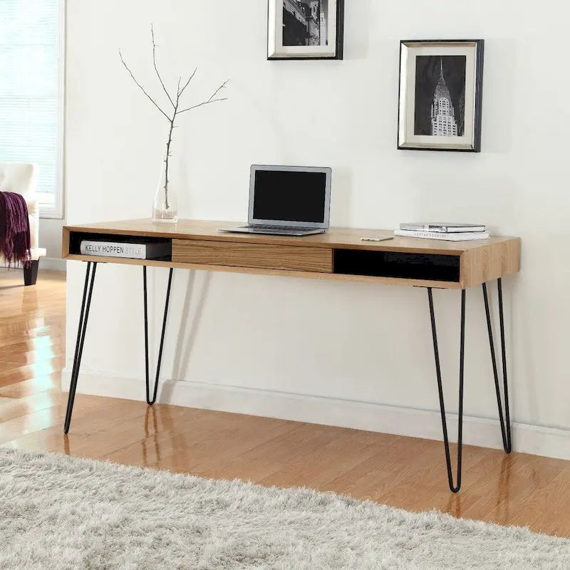 Desk with Metal Legs