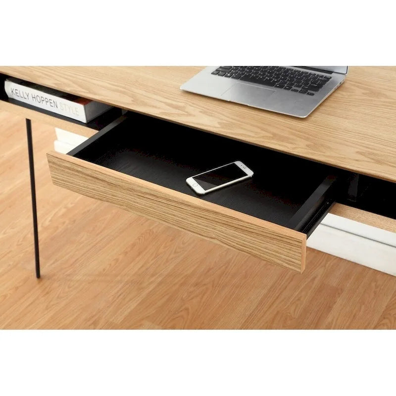 Desk with Metal Legs