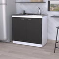 Rectangle 2-Door Utility Sink and Cabinet