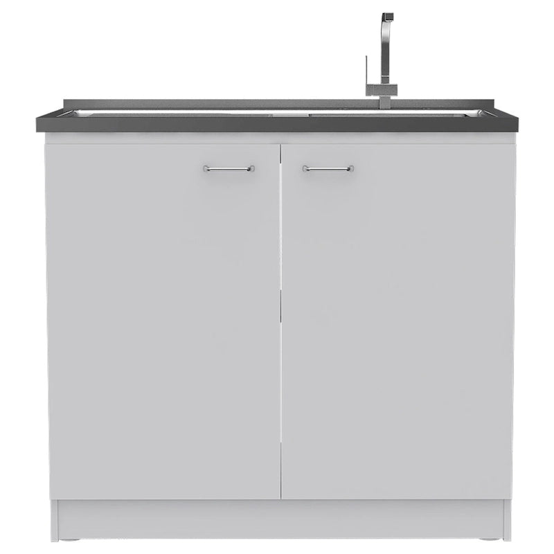 Rectangle 2-Door Utility Sink and Cabinet