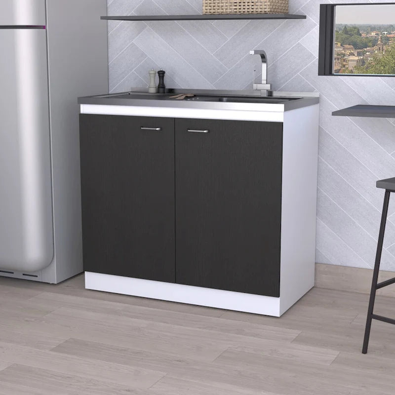 Rectangle 2-Door Utility Sink and Cabinet